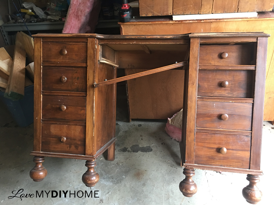 Desk into night stands before