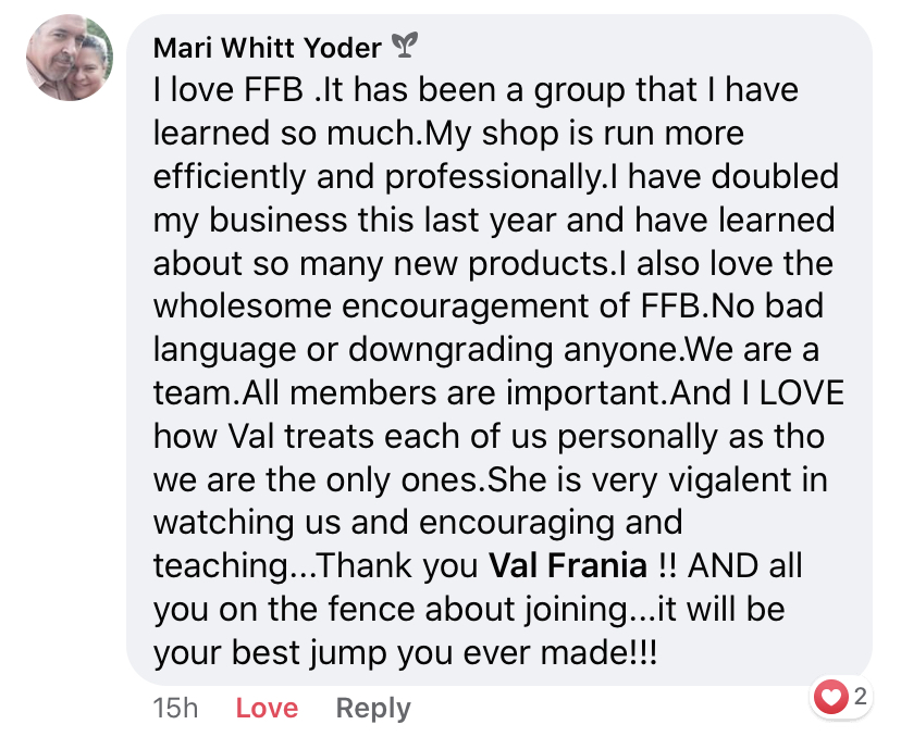 Mari Yoder Testimonial